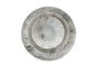Hermia MCH-06-18-PRC Vajilla de Porcelana 18 Piezas - Blanco y Antracita, Apta para Lavavajillas y Microondas